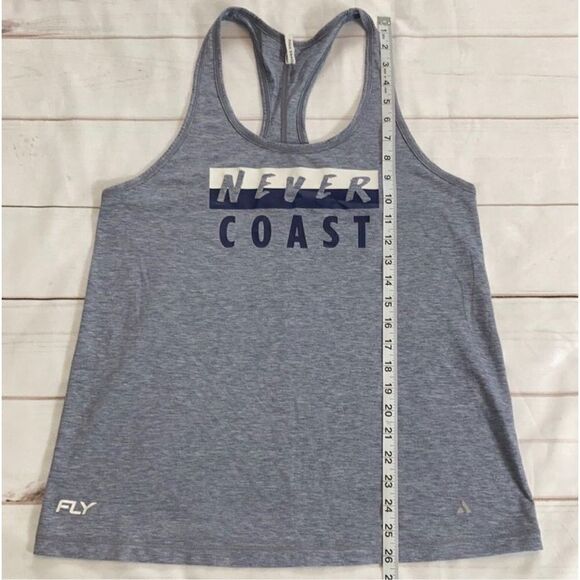 Fly Wheel “Never Coast” Racerback Tank Size Medium - Picture 9 of 9